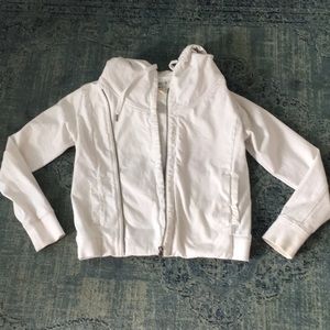 White converse jacket